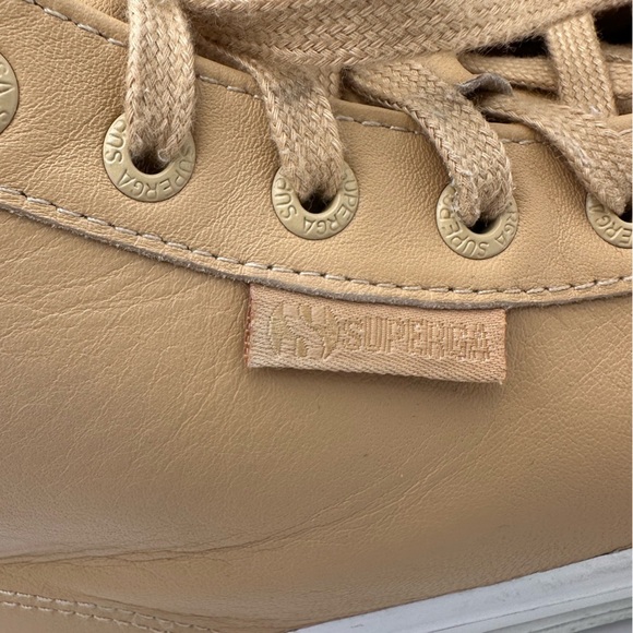 Superga Unisex 2341 Alpina Cotu Lug Sole Leather High Top Sneakers W 9 M… - Picture 9 of 10